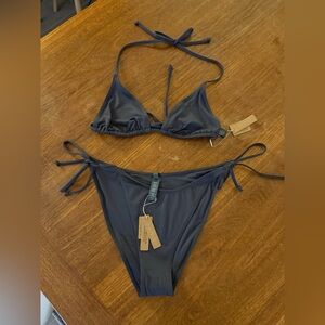 SKIMS Gun Triangle Tie-Side Bikini Set